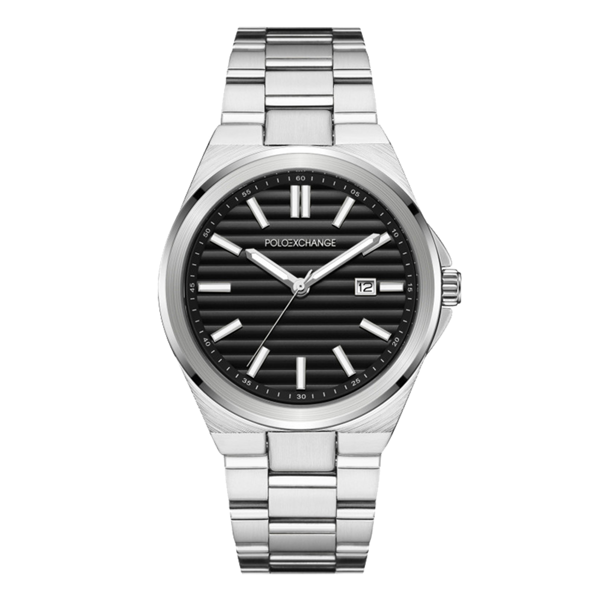 MONTRE POLOEXCHANGE HOMME SIMPLE ACIER